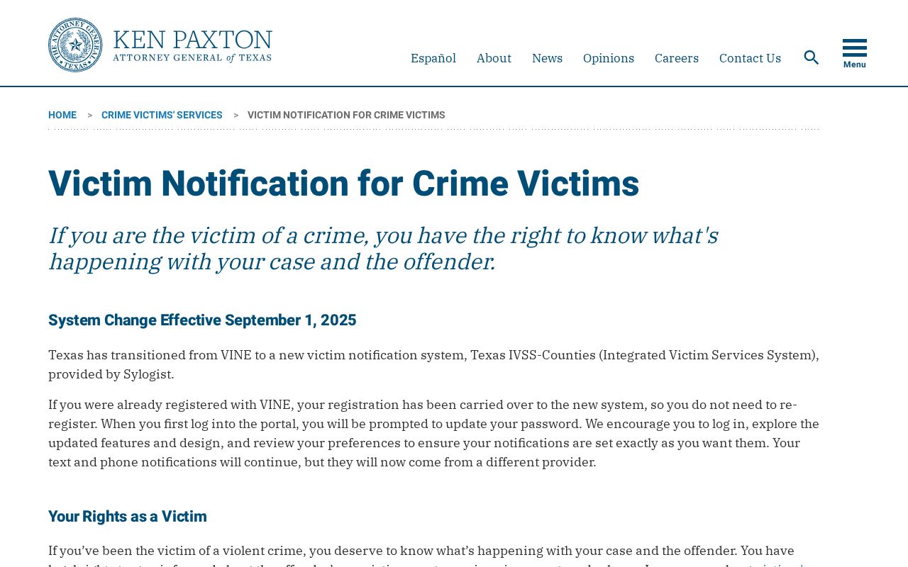 Mills County VINELink to IVSS release notification transition
